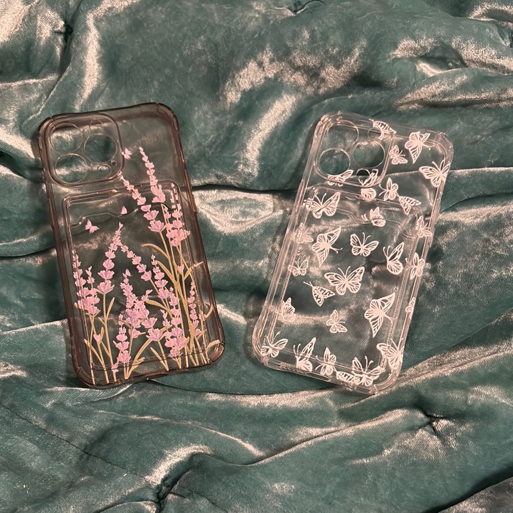 iPhone 13 Pro clear cases w/ built in wallet